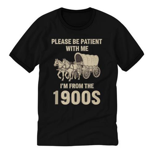 Country Please Be Patient With Me I'm From The 1900s Vintage Unisex Cotton Ringer T-Shirt - Figerry