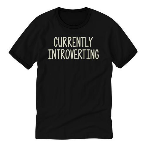 Currently Introverting I Introvert Unisex Cotton Ringer T-Shirt - Raresse
