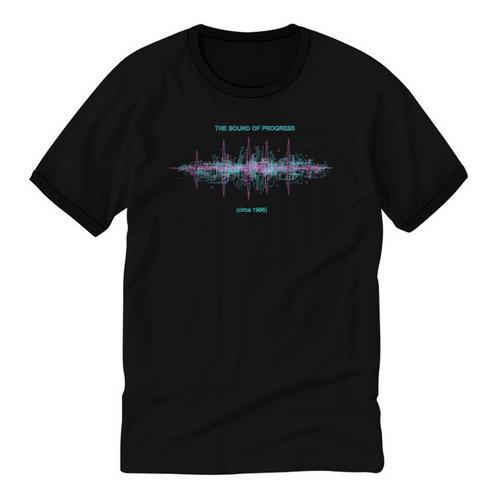 DIAL UP Modem Sound Of Progress 1996 Gen X Tech Nostalgia Unisex Cotton Ringer T-Shirt - Figerry
