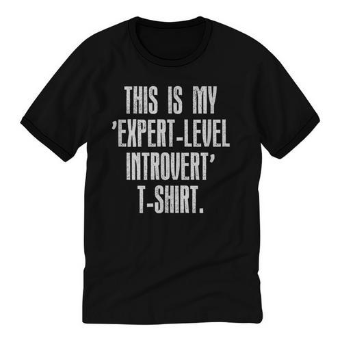 This Is My 'Expert-Level Introvert' Anti Social Sarcastic Unisex Cotton Ringer T-Shirt - Raresse