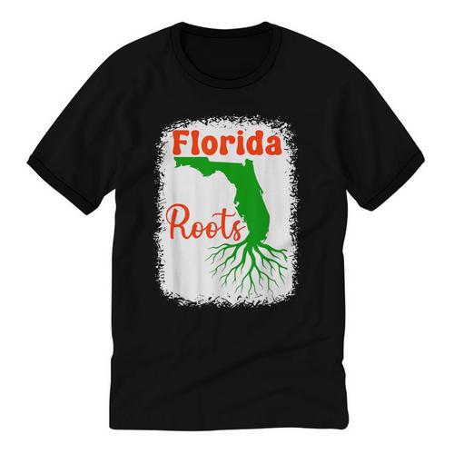 Florida Roots Florida Nostalgia Unisex Cotton Ringer T-Shirt - Figerry