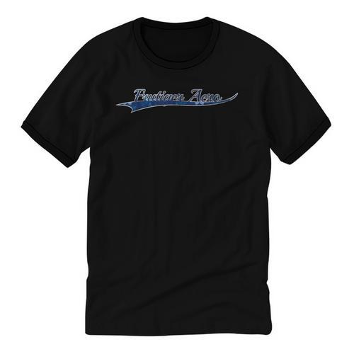 Frutiger Aero Aesthetic Digital Art Vintage Varsity Unisex Cotton Ringer T-Shirt - Figerry