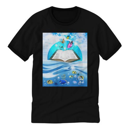 Frutiger Aero Aesthetic Tech Book Butterfly Unisex Cotton Ringer T-Shirt - Figerry