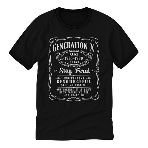 Generation X Old Brand Gen X Gen Xer Nostalgia Unisex Cotton Ringer T-Shirt - Figerry