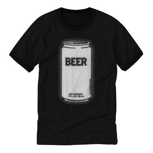 Generic Beer 1980s 80s Nostalgia Unisex Cotton Ringer T-Shirt - Figerry