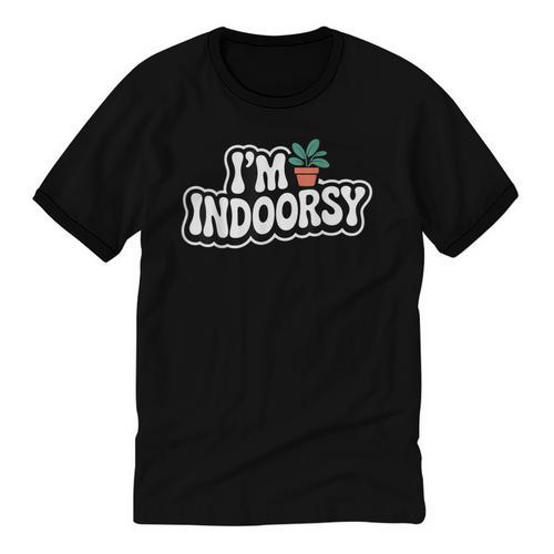 Goth Gardening Introvert Social Battery Outfit Unisex Cotton Ringer T-Shirt - Raresse