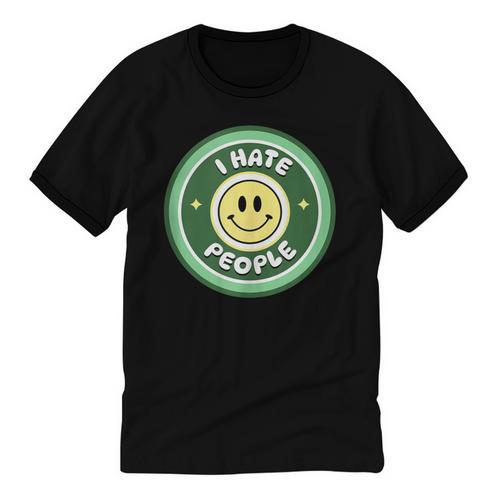 I Hate People Saying For Introverts Unisex Cotton Ringer T-Shirt - Raresse