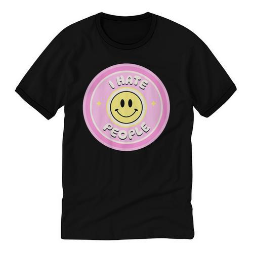 I Hate People Saying For Introverts Unisex Cotton Ringer T-Shirt - Raresse