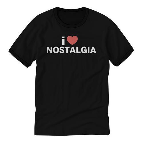 I Heart Love Nostalgia Unisex Cotton Ringer T-Shirt - Figerry