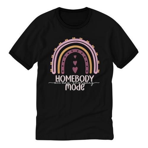 Homebody Introvert Homebody Mode Everyday Unisex Cotton Ringer T-Shirt - Raresse
