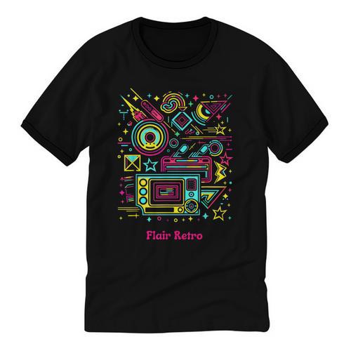 Iconic Nostalgia Vintage Graphic Unisex Cotton Ringer T-Shirt - Figerry