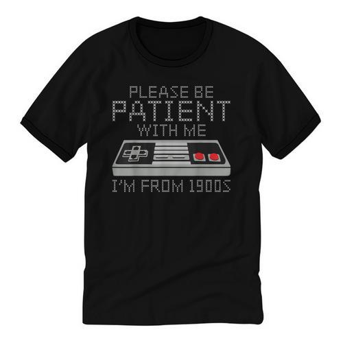 I'm From The 1900s Retro 90s Gaming Gamer Tee Unisex Cotton Ringer T-Shirt - Figerry