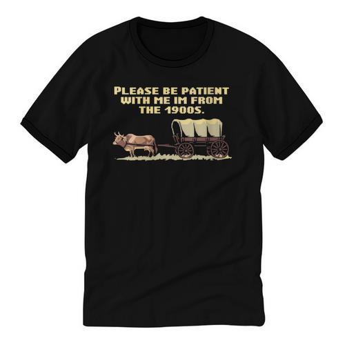 I'm From The 1900s Retro Wagon Unisex Cotton Ringer T-Shirt - Figerry