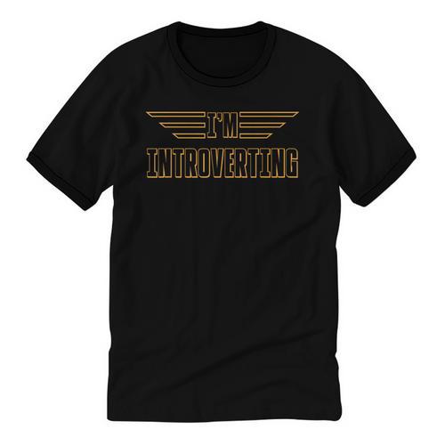 I'm Introverting I Introvert Unisex Cotton Ringer T-Shirt - Raresse