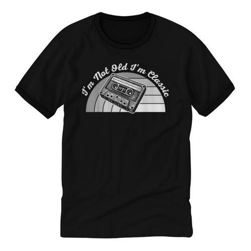 I'm Not Old I'm Classic Retro Humor Nostalgia Unisex Cotton Ringer T-Shirt - Figerry