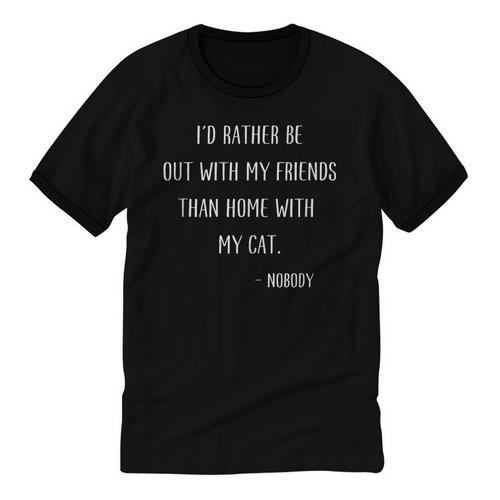 Introvert Cat Lover Quote Humor Social Introversion Unisex Cotton Ringer T-Shirt - Raresse
