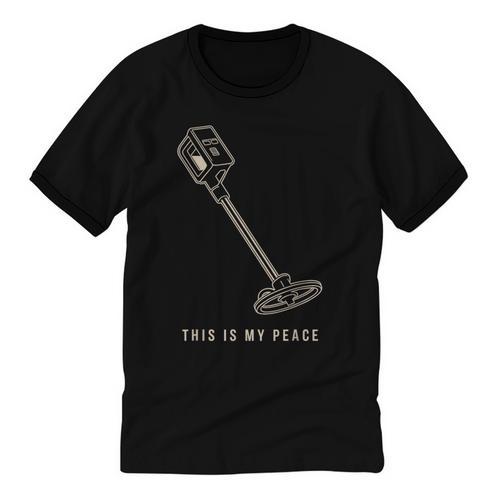 Introvert Metal Detector Hobbyist Quiet Detectorist Unisex Cotton Ringer T-Shirt - Raresse