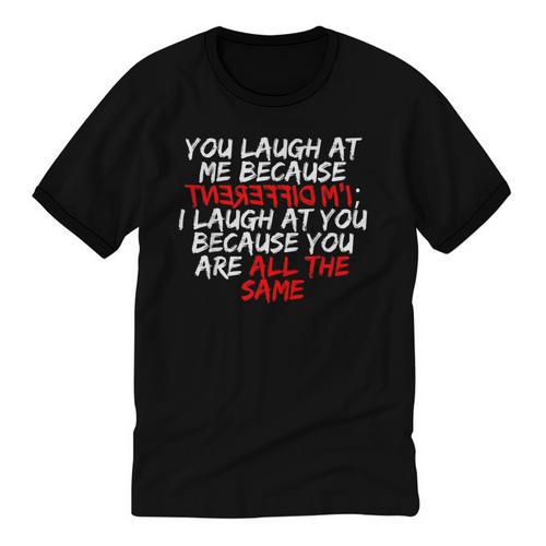 Introvert Quote With Backwards I'm Different Unisex Cotton Ringer T-Shirt - Raresse