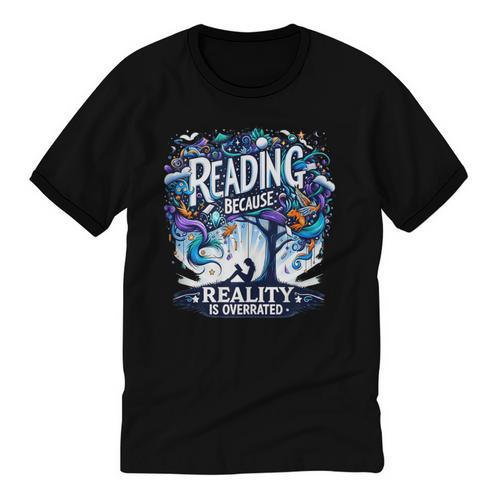 Introvert Reader Bibliofile Bookworm Loves Books Unisex Cotton Ringer T-Shirt - Raresse