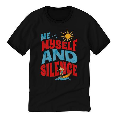Introvert Relaxation Me Myself And Silence Summer Vacation For Men Women Unisex Cotton Ringer T-Shirt - Raresse