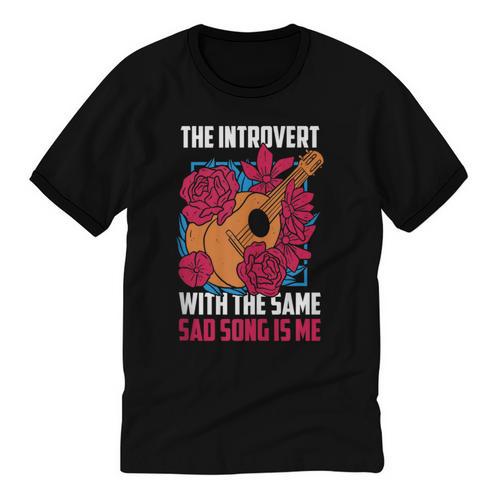 Introvert Singers Singing Sad Song Classical Music Lovers Unisex Cotton Ringer T-Shirt - Raresse