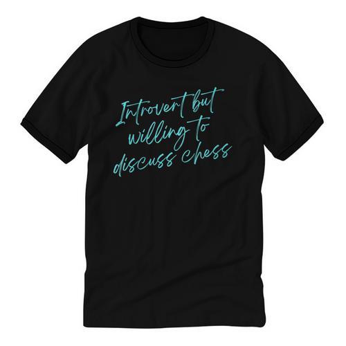 Introvert But Willing To Discuss Chess Unisex Cotton Ringer T-Shirt - Raresse