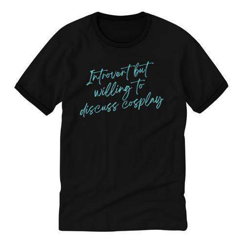 Introvert But Willing To Discuss Cosplay Unisex Cotton Ringer T-Shirt - Raresse