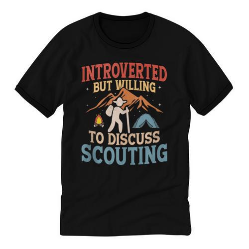 Introvert's Scouting Passion Unisex Cotton Ringer T-Shirt - Raresse
