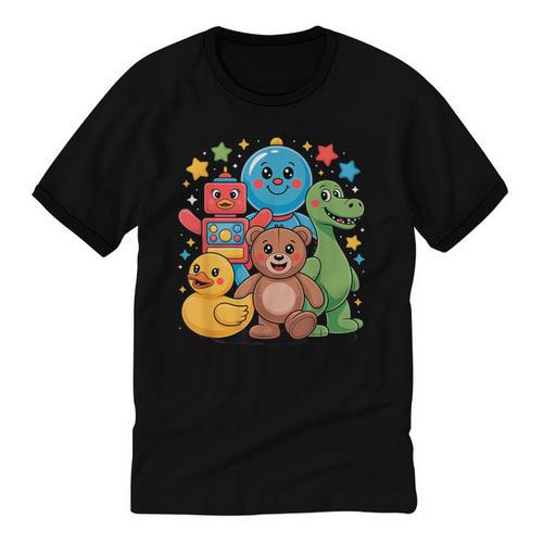 Kidcore Aesthetic Retro Vibes Colorful Cartoon Nostalgia Unisex Cotton Ringer T-Shirt - Figerry