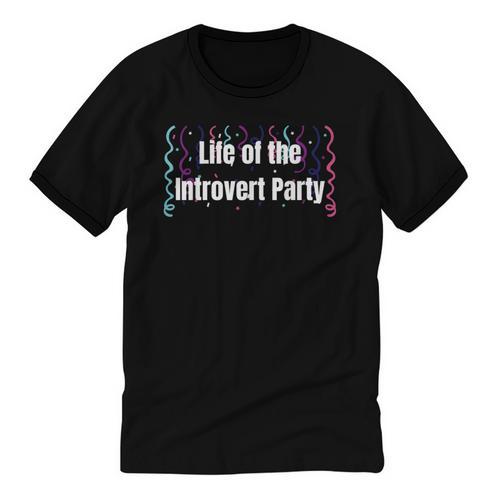 Life Of The Introvert Party Extroverted Introvert Unisex Cotton Ringer T-Shirt - Raresse