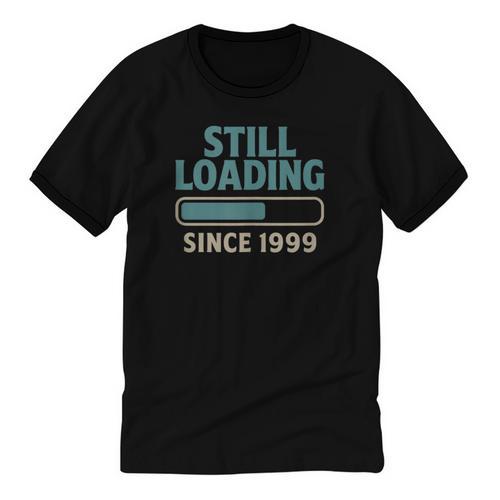 Still Loading Since 1999 Retro Tech Nostalgia Unisex Cotton Ringer T-Shirt - Figerry