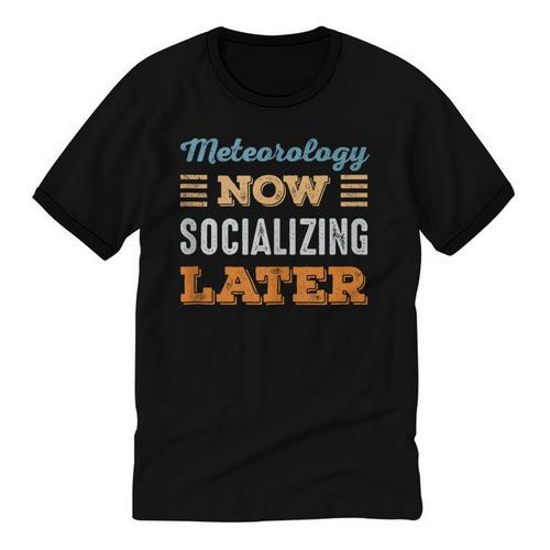 Meteorology Now Minimal Socializing Introvert Vintage Unisex Cotton Ringer T-Shirt - Raresse
