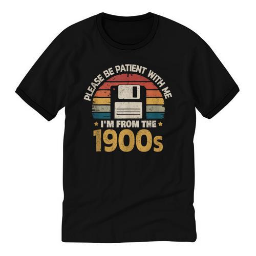 Millennials Please Be Patient With Me I'm From The 1900s Unisex Cotton Ringer T-Shirt - Figerry