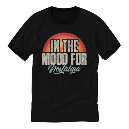 In The Mood For Nostalgia Vintage 80s 90s Retro Unisex Cotton Ringer T-Shirt - Figerry