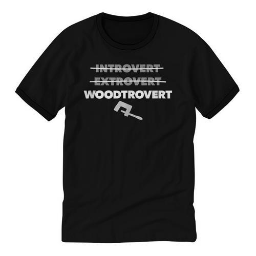 Not Introvert Nor Extrovert Just Prefer Woodworking Unisex Cotton Ringer T-Shirt - Raresse
