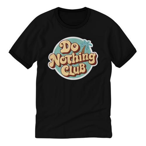 Do Nothing Club Lazy Introvert Gen Y Millennials Unisex Cotton Ringer T-Shirt - Raresse