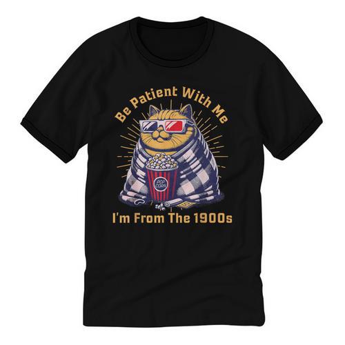 Be Patient I'm From The 1900s 1980s Gen X Millenial Unisex Cotton Ringer T-Shirt - Figerry