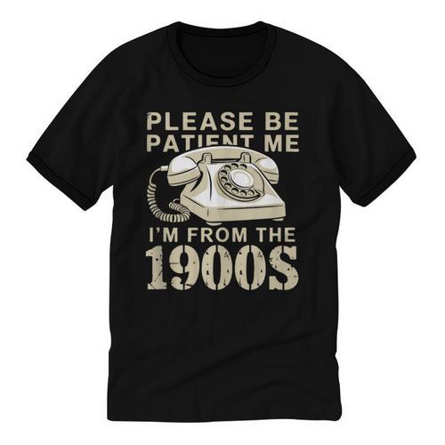 Patient Me I'm From The 1900s Unisex Cotton Ringer T-Shirt - Figerry