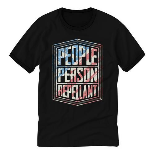 People Person Repellant Introvert Unisex Cotton Ringer T-Shirt - Raresse