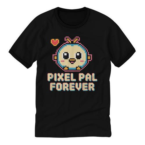 Pixel Art Pet Y2K Retro Vintage Digital Nostalgia Y2K Tech Unisex Cotton Ringer T-Shirt - Figerry