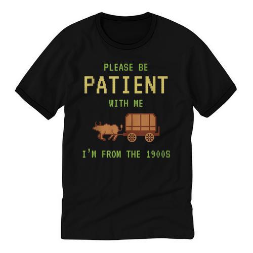 Please Be Patient With Me I'm From The 1900s Born 90s Unisex Cotton Ringer T-Shirt - Figerry