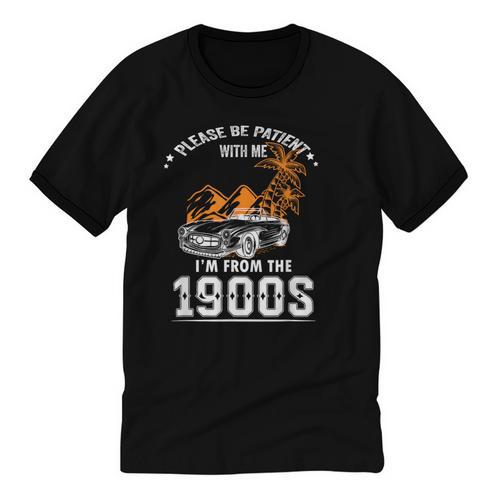 Please Be Patient I'm From The 1900s Classic Car Unisex Cotton Ringer T-Shirt - Figerry