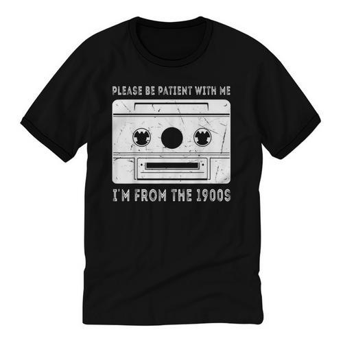 Please Be Patient I'm From The 1900s Cowboy Saying Unisex Cotton Ringer T-Shirt - Figerry