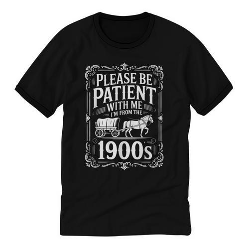 Please Be Patient I'm From The 1900s Old Man Unisex Cotton Ringer T-Shirt - Figerry