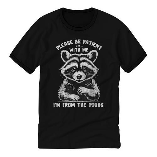 Please Be Patient I'm From The 1900s Old People Retro Unisex Cotton Ringer T-Shirt - Figerry