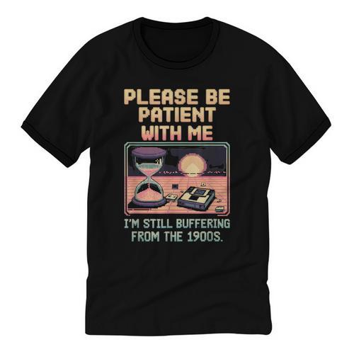 Please Be Patient With Me I'm From The 1900s Shirt Unisex Cotton Ringer T-Shirt - Figerry