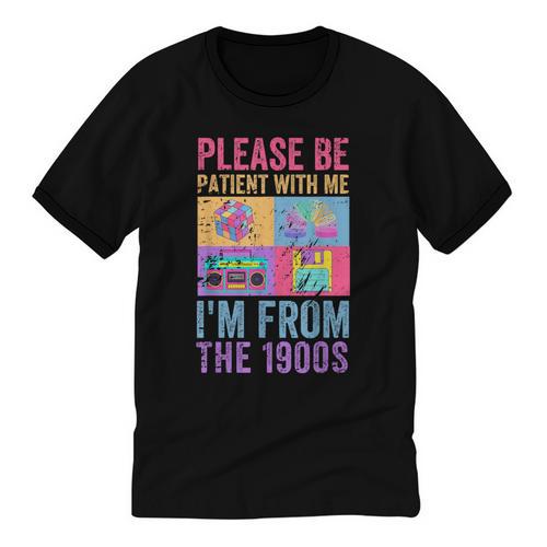 Please Be Patient With Me I'm From The 1900s Vintage 1900s Unisex Cotton Ringer T-Shirt - Figerry