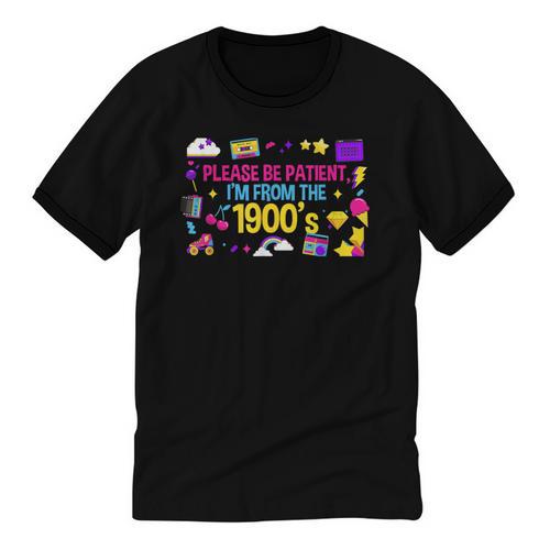 Please Patient Please Patience I'm From The 1900s Boomers Unisex Cotton Ringer T-Shirt - Figerry