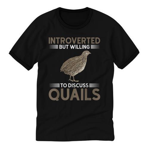 Quail Bird Lover Introvert Quail Unisex Cotton Ringer T-Shirt - Raresse