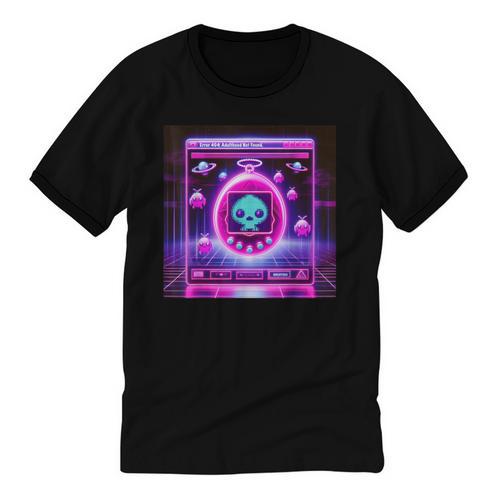 Retro Nostalgia Vaporwave- Error 404 Unisex Cotton Ringer T-Shirt - Figerry
